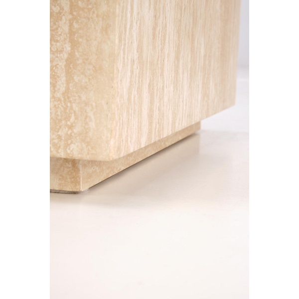 Ława TRAVERTINO_S KWADRAT , trawertyn - Halmar