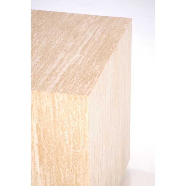 Ława TRAVERTINO_S KWADRAT , trawertyn - Halmar