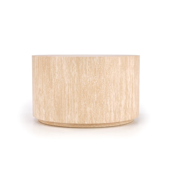 Ława TRAVERTINO OKRĄGŁA , trawertyn - Halmar