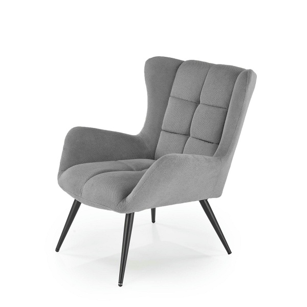 Fotel BYRON wypoczynkowy popielaty - Halmar