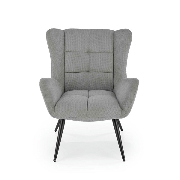 Fotel BYRON wypoczynkowy popielaty - Halmar