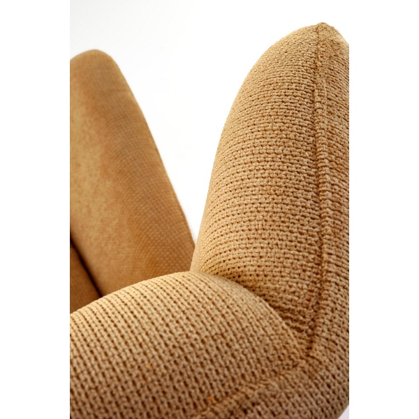 Fotel BYRON wypoczynkowy musztardowy - Halmar