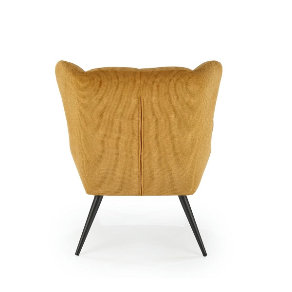 Fotel BYRON wypoczynkowy musztardowy - Halmar