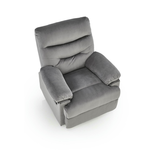 Fotel DRAGER wypoczynkowy popielaty - Halmar