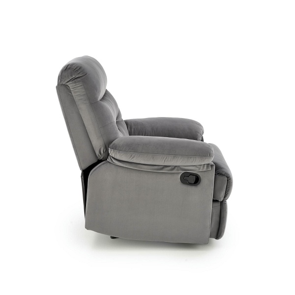 Fotel DRAGER wypoczynkowy popielaty - Halmar