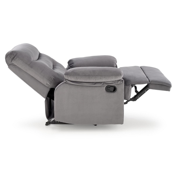 Fotel DRAGER wypoczynkowy popielaty - Halmar