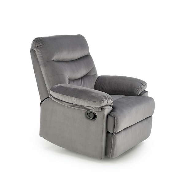 Fotel DRAGER wypoczynkowy popielaty - Halmar