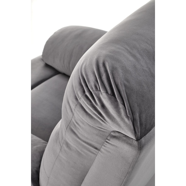 Fotel DRAGER wypoczynkowy popielaty - Halmar