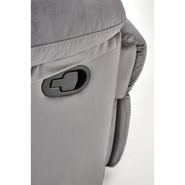 Fotel DRAGER wypoczynkowy popielaty - Halmar