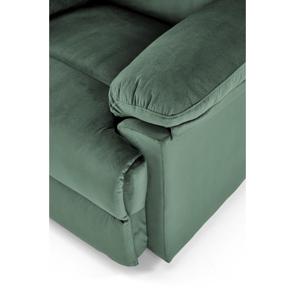 Fotel DRAGER wypoczynkowy ciemny zielony - Halmar