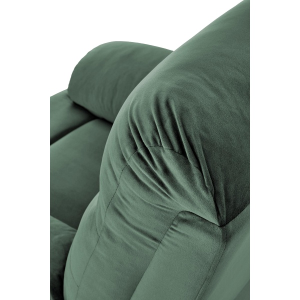 Fotel DRAGER wypoczynkowy ciemny zielony - Halmar