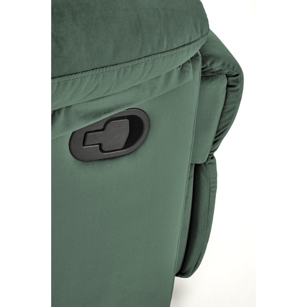 Fotel DRAGER wypoczynkowy ciemny zielony - Halmar