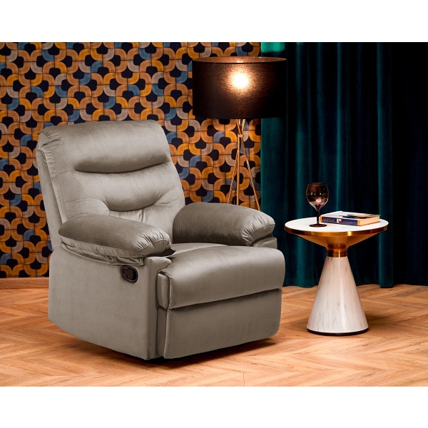 Fotel DRAGER wypoczynkowy beżowy - Halmar