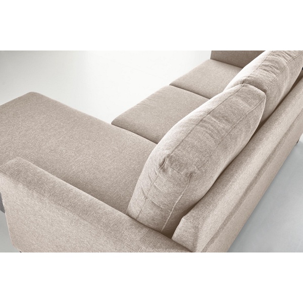 Sofa GERSON z podnóżkiem beżowy - Halmar