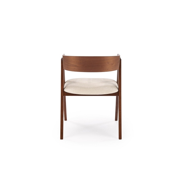 Krzesło K562 orzechowy / jasny beżowy - Halmar