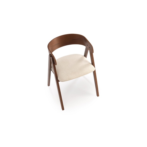 Krzesło K562 orzechowy / jasny beżowy - Halmar