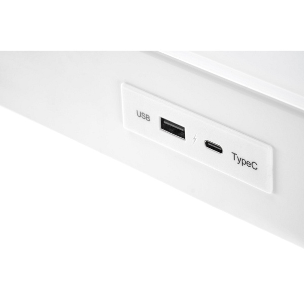 Biurko B52 z funkcją regulacji wysokości, biały - Halmar