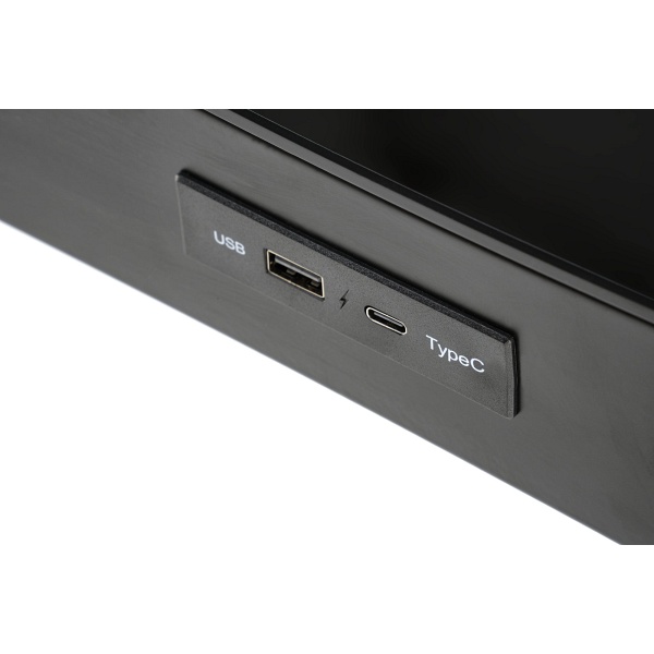 Biurko B52 z funkcją regulacji wysokości, czarny - Halmar