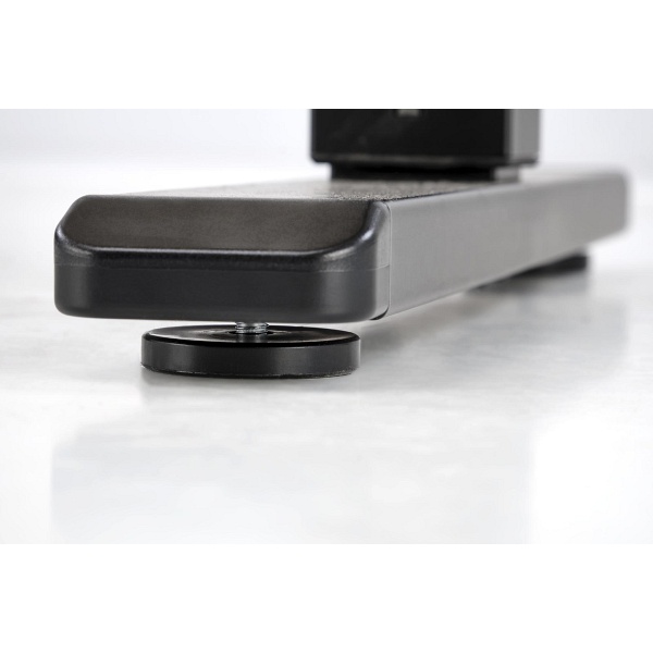 Biurko B53 z funkcją regulacji wysokości, dąb artisan / czarny - Halmar