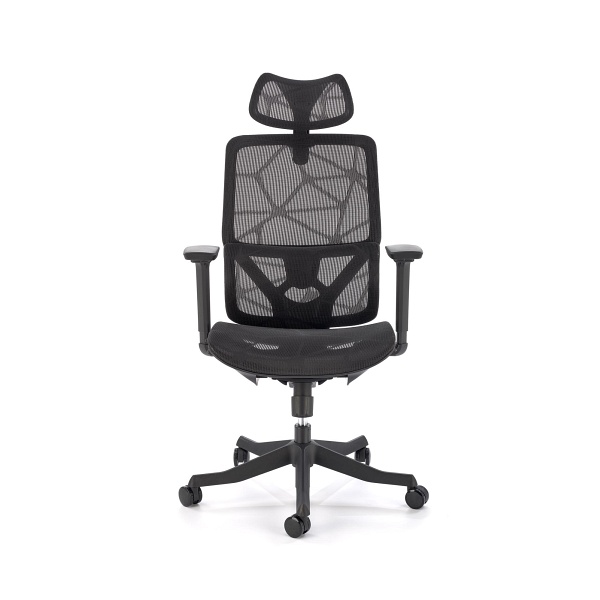 Fotel OSVALDO gabinetowy czarny - Halmar