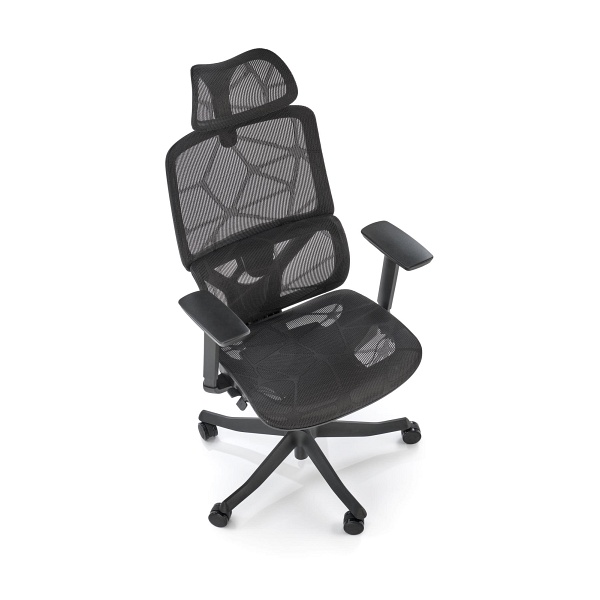 Fotel OSVALDO gabinetowy czarny - Halmar