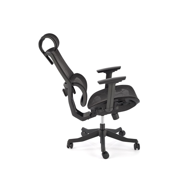 Fotel OSVALDO gabinetowy czarny - Halmar