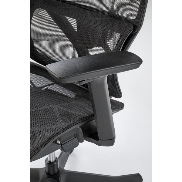 Fotel OSVALDO gabinetowy czarny - Halmar