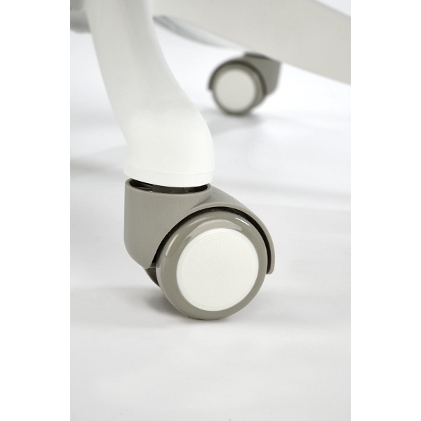 Fotel VESUVIO 2 gabinetowy popielaty / biały - Halmar