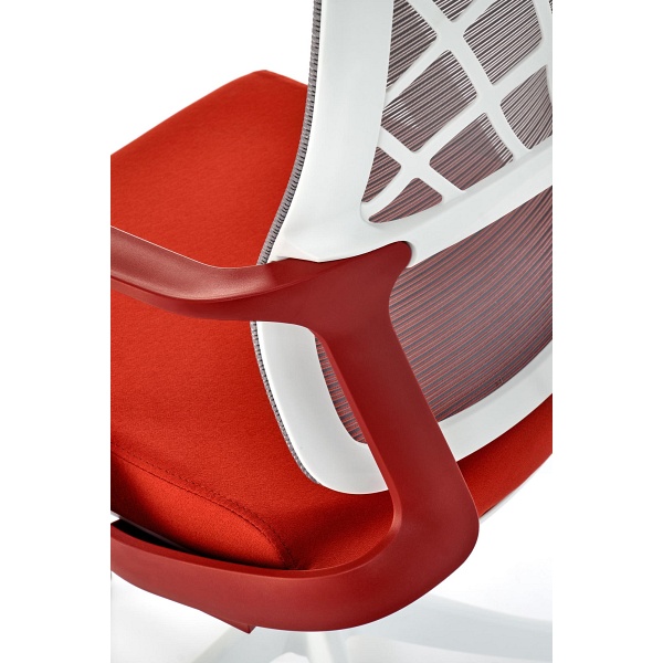 Fotel VESUVIO 2 gabinetowy cynamonowy / biały - Halmar