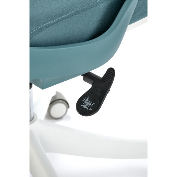 Fotel VESUVIO 2 gabinetowy turkusowy / biały - Halmar