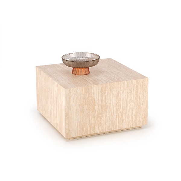 Ława TRAVERTINO KWADRAT , trawertyn - Halmar