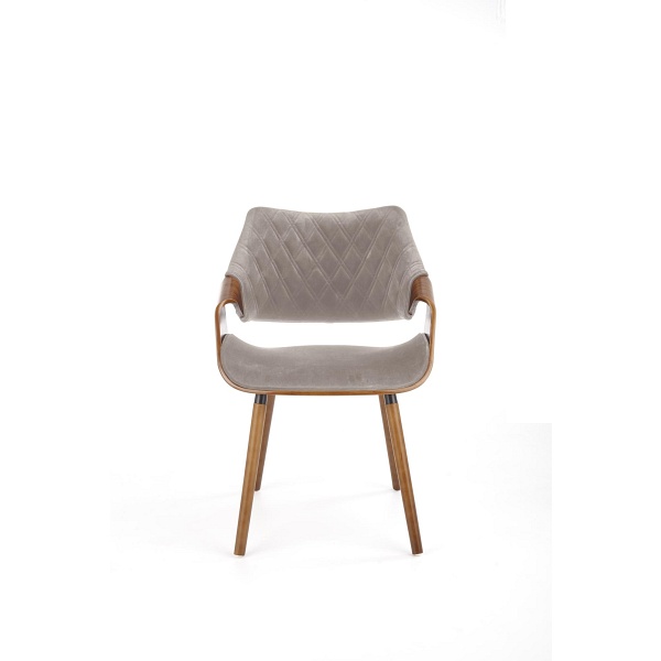 Krzesło K396 orzechowy / popielaty - Halmar