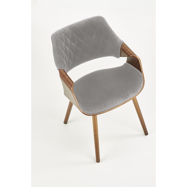 Krzesło K396 orzechowy / popielaty - Halmar