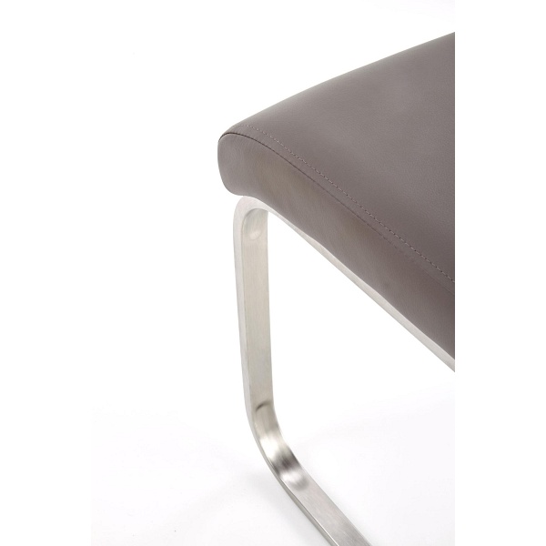 OPAL / metal szczotkowany / ekoskóra szara - Halmar