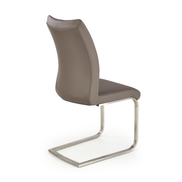 OPAL / metal szczotkowany / ekoskóra szara - Halmar