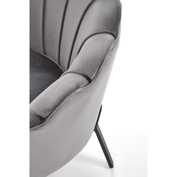 Fotel ANGELO wypoczynkowy popielaty - Halmar