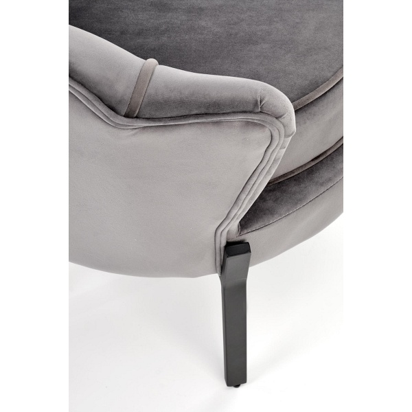 Fotel ANGELO wypoczynkowy popielaty - Halmar