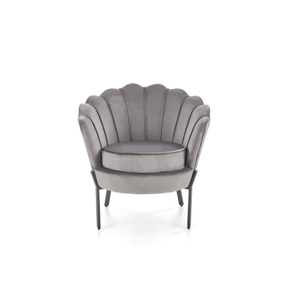 Fotel ANGELO wypoczynkowy popielaty - Halmar