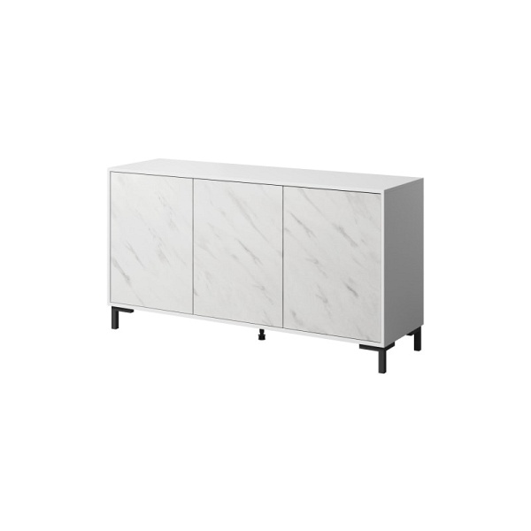 Komoda MARMO KOM150/3D biały - Halmar