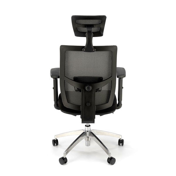 Fotel ADMIRAL gabinetowy popielato / czarny - Halmar