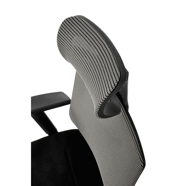 Fotel ADMIRAL gabinetowy popielato / czarny - Halmar