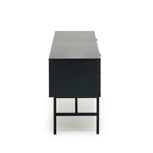 Stolik MURANO RTV-1 RTV dąb artisan/czarny - Halmar