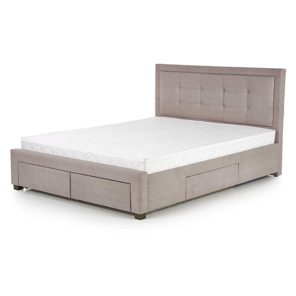 Łóżko EVORA beżowy - Halmar