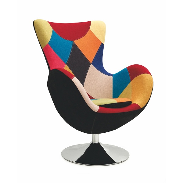 Fotel BUTTERFLY patchwork - Halmar
