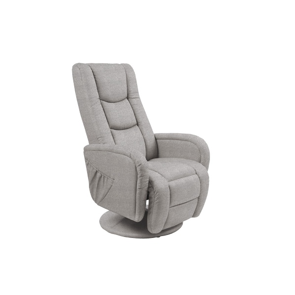 PULSAR 2 recliner z funkcją masażu popielaty - Halmar