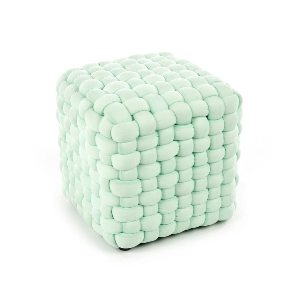 Pufa RUBIK jasny zielony - Halmar
