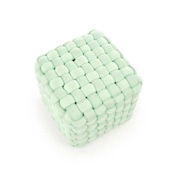 Pufa RUBIK jasny zielony - Halmar