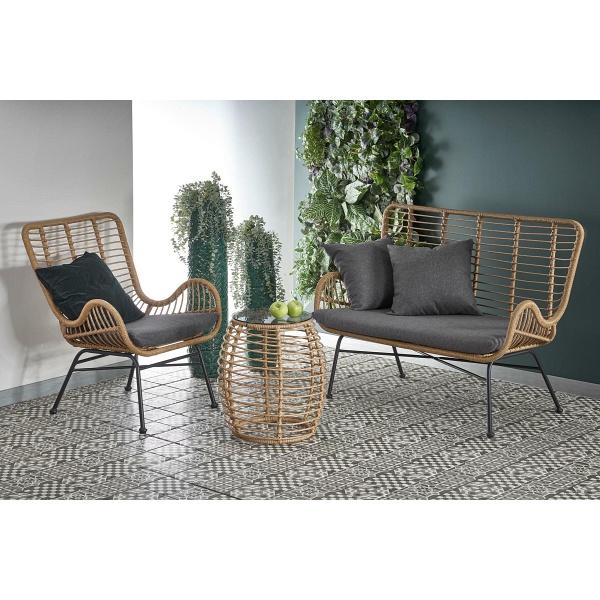 Sofa IKARO XL naturalny-popiel - Halmar