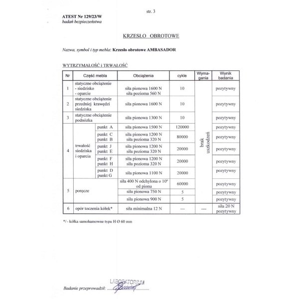 Fotel AMBASADOR gabinetowy popielato / czarny - Halmar
