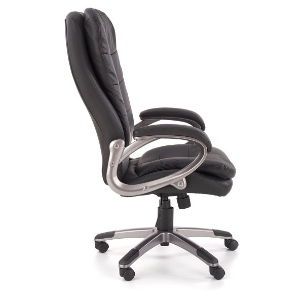 Fotel PRESTON gabinetowy czarny - Halmar